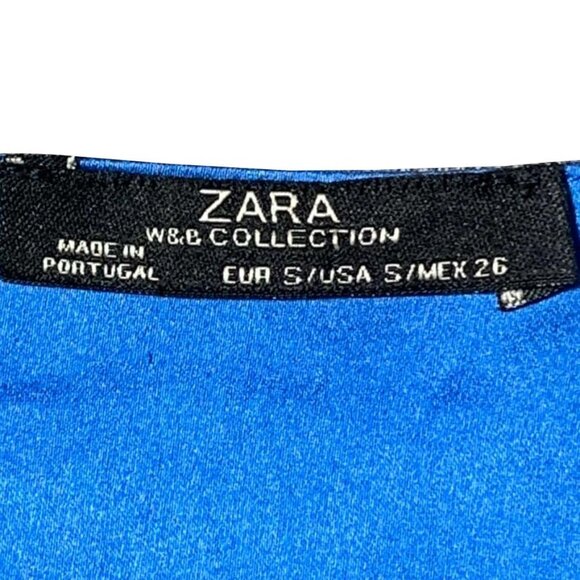 ZARA Plunge Neckline Palm Tree Print Vest Top - Picture 7 of 7